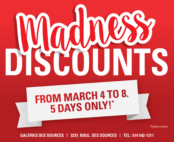 You are currently viewing It’s Discount Madness!