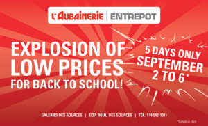 Lire la suite à propos de l’article Explosion of Low Prices fot Back to School!