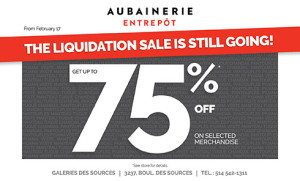 Lire la suite à propos de l’article The liquidation sale is still going!
